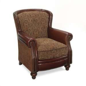  Brantley Leather Club Chair Married Cover Capado Fabric 