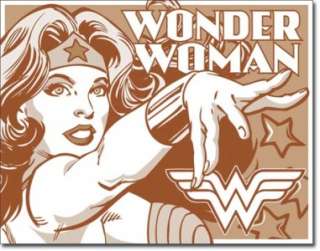WONDER WOMAN COMIC SUPER HERO NEW TIN SIGN 12 X16  