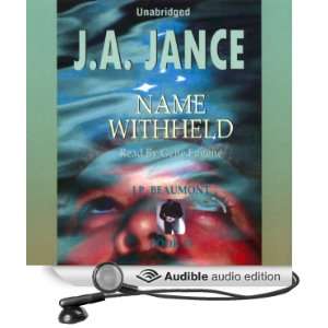 Name Withheld J. P. Beaumont Series, Book 13 [Unabridged] [Audible 