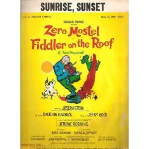  Sheet Music Sunrise Sunset Fiddler On The Roof 4 