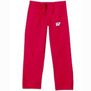  BSS   Wisconsin Badgers NCAA Classic Scrub Pant (Red 