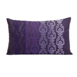   Rectangle Pillow Polyester Oblong Embroidered Design Varied Violet