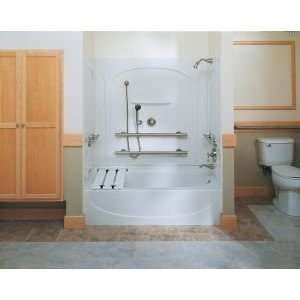 Sterling 71090115 96 Biscuit 7109 Acclaim 5 Foot Shower Wall Set with 