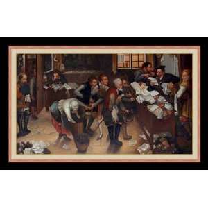  Village Lawyer by Pieter Brueghel (The Younger)   Framed 