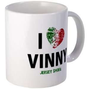  I Heart Vinny Jersey Shore Slang Fan Ceramic 11oz Coffee 