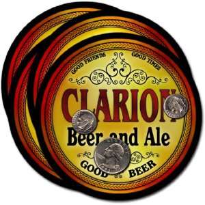  Clarion, IA Beer & Ale Coasters   4pk 