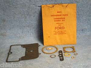 1957 Ford Pass NORS Carburetor Gasket Kit V8 2BBL Ford Carb  
