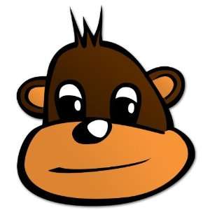  Kids MONKEY sticker cartoon sticker 6 x 6 Everything 