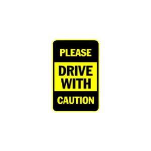    3x6 Vinyl Banner   Slow please drive with caution 