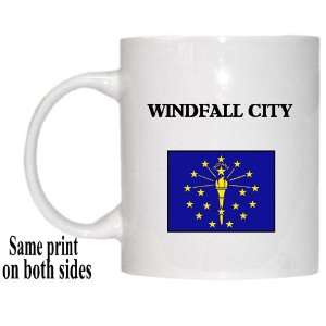  US State Flag   WINDFALL CITY, Indiana (IN) Mug 