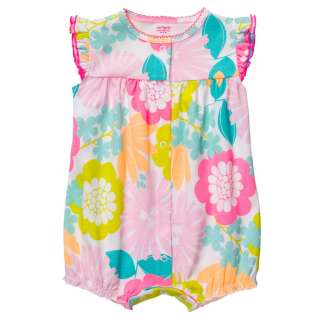 NWT Girls 9 Month Carters FLORAL BRIGHT Dress Set ~ CREEPER  