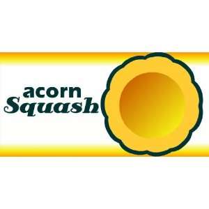  3x6 Vinyl Banner   Acorn Squash 