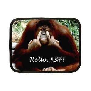  Chinese Funny Ape Orangutan Netbook Case Small Office 