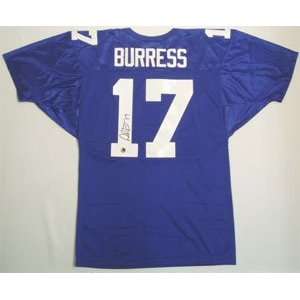  Signed Plaxico Burress Jersey   Giants