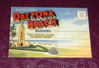 1948 DAYTONA BEACH FLORIDA SOUVENIR FOLDER 18 views  
