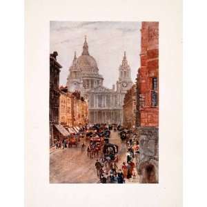  1905 Print Marshall London England Marshall Paul Cathedral 