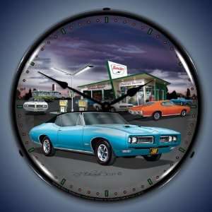  1968 Pontiac GTO Sinclair Oil Lighted Clock Everything 