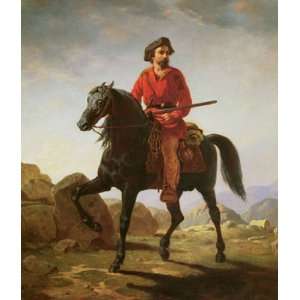  KIT CARSON BY WILLIAM TYLEE RANNEY CANVAS REPRODUCTION 