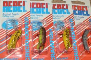 Rebel Ultra Light Crawfish/ Crickhopper Fishing Lure T&Js TACKLE 