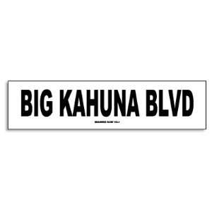   Surf Co AA67 4X18 Aluminum Sign Big Kahuna Blvd