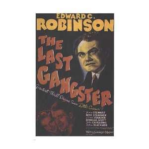  Last Gangster Movie Poster, 26 x 37.75 (1937)