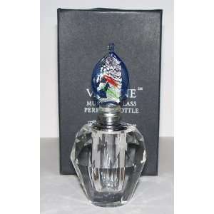 Twos Company   Va Bene Murano Faceted Glass Perfume Bottle in Gift 