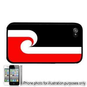 Maori NEW Zealand Flag Apple iPhone 4 4S Case Cover Black
