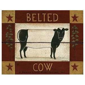 Belted Cow Poster Print
