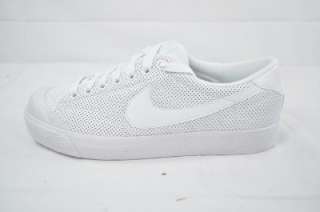   LEATHER 407732 105 WHITE ON WHITE PERFORATED PERF 10.5 (3042)  