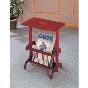  Wildon Home 3237 Des Moines Magazine Table in Cherry Baby