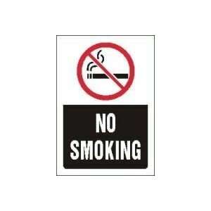  NO SMOKING (W/GRAPHIC) Sign   7 x 5 Plastic