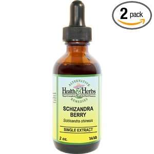Alternative Health & Herbs Remedies Schizandra Berry, 1 Ounce Bottle 