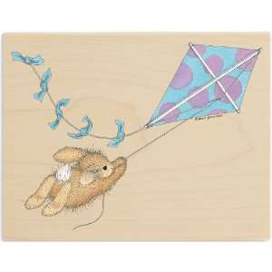  House Mouse Mounted Rubber Stamp 3.75X5 