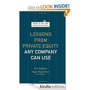 Lessons from Private Equity Any Company Can Use (Memo to the CEO 