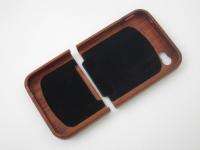 NIB iwooden Real Genuine Red Wood Wooden Case Cover for iPhone 4 4S 