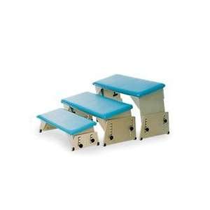  Large Folding Bench height adjusts 10 1/2 17 seat measures 