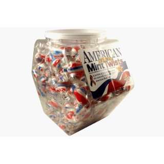 Atkinsons American Flag Mint Twists 240 Piece Jar  