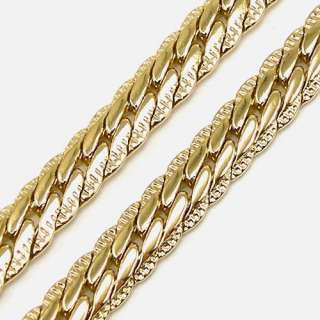 31.55mm33g 18K YELLOW GOLD GP SNAKE NECKLACE SOLID FILL GEP CHAIN 