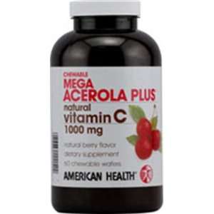   Acerola Plus Vitamin C, 1000 mg, 60 wafers