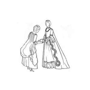  Sacque Back Gown & Jacket Pattern   Sizes 8 14 Everything 