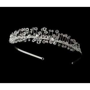  Dainty CrystalsFlower Adorn Bridal Headband Jewelry