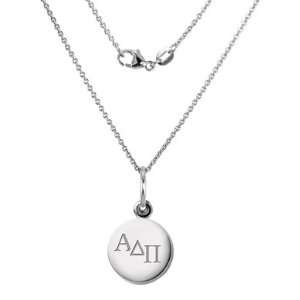  ADPi Sterling Silver Necklace with Silver Charm Sports 