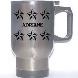  Personal Name Gift   ADRIANE Stainless Steel Mug (black 