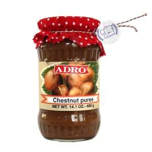 Adro Chestnut Puree (400g/14.1oz) Grocery & Gourmet Food