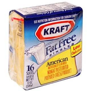 Kraft Cheese Singles, Fat Free, American, 16 Slices, 10.7 oz