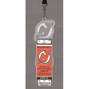  New Jersey Devils Engraved Ticket Holder Sports 
