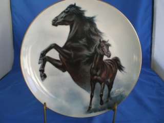 THE BLACK STALLION BY FRED STONE AMERICAN ARTISTS PLATE  