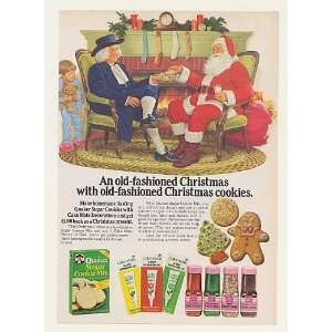   Sugar Cookie Mix Santa Christmas Print Ad (43792)