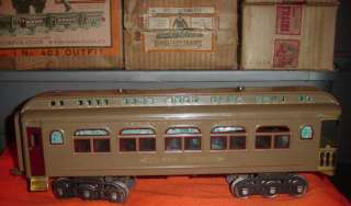 1920s Lionel 403 Standard Gauge Passenger Set OBs  