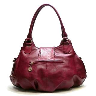 New Red Fashion Padlock Katie Shoulder Bag Hobo Satchel Tote Purse 